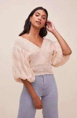 Ginny Floral Smocked Puff Sleeve Top
