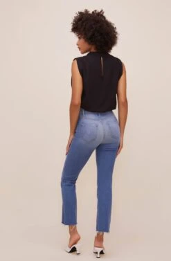 Remi Mock Neck Sleeveless Bodysuit 17 Remi Mock Neck Sleeveless Bodysuit -Astr The Label Shop ACT16564 BLACK 7