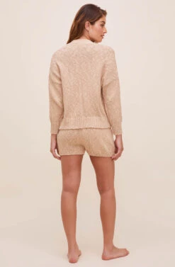 Cozy Up Button Down Cardigan -Astr The Label Shop ACT16602 CAFEAULAIT 6