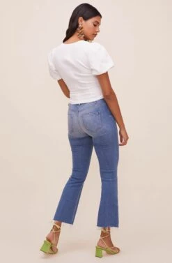 Tanya Square Neck Top -Astr The Label Shop ACT16613 WHITE 6