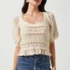 Hera Crochet Sweater -Astr The Label Shop ACT16634 NATURAL 2
