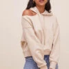 Swift Shoulder Cutout Hoodie