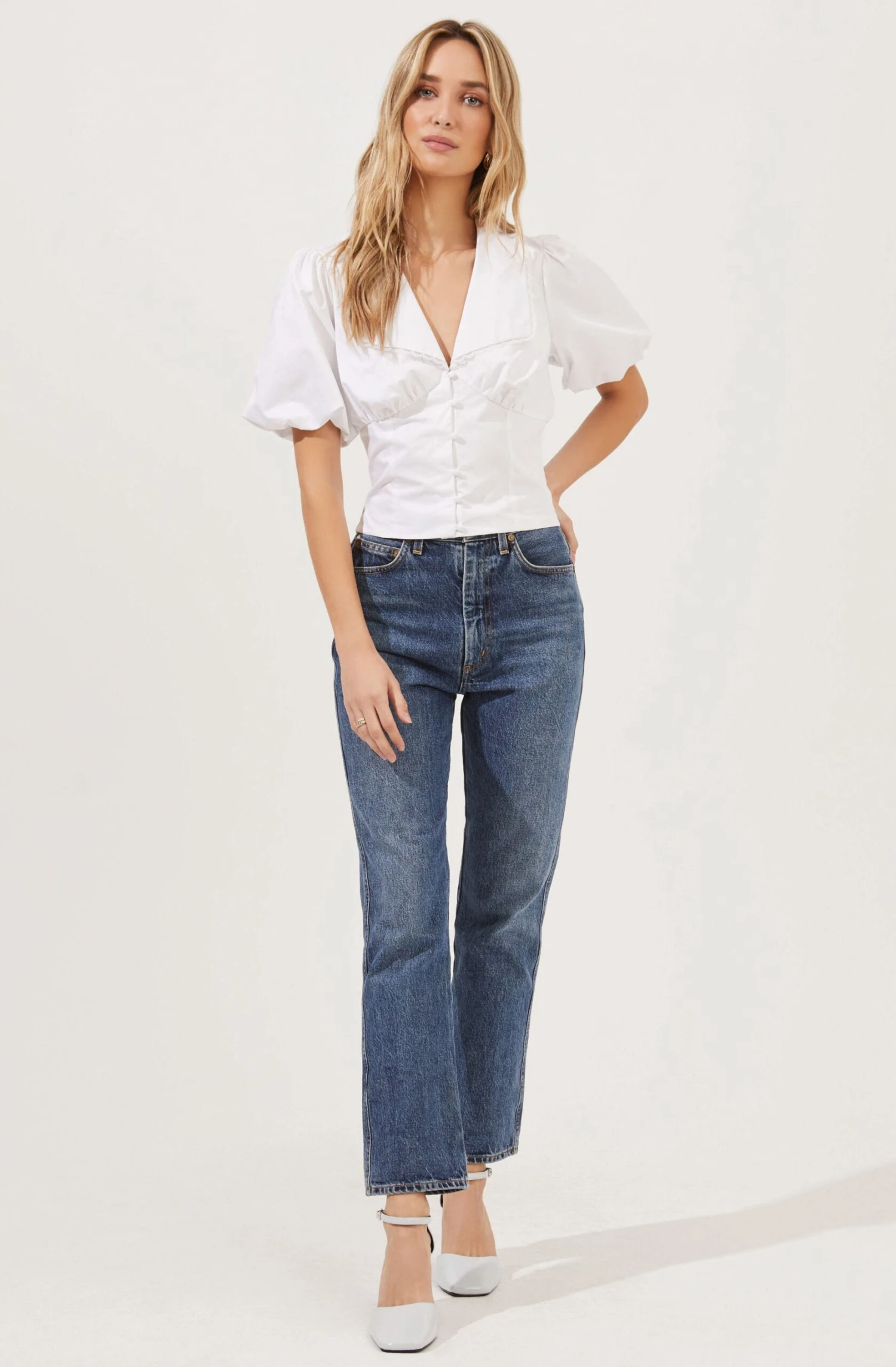 Maiden Lace Trim Collar Top 6 Maiden Lace Trim Collar Top - Image 4