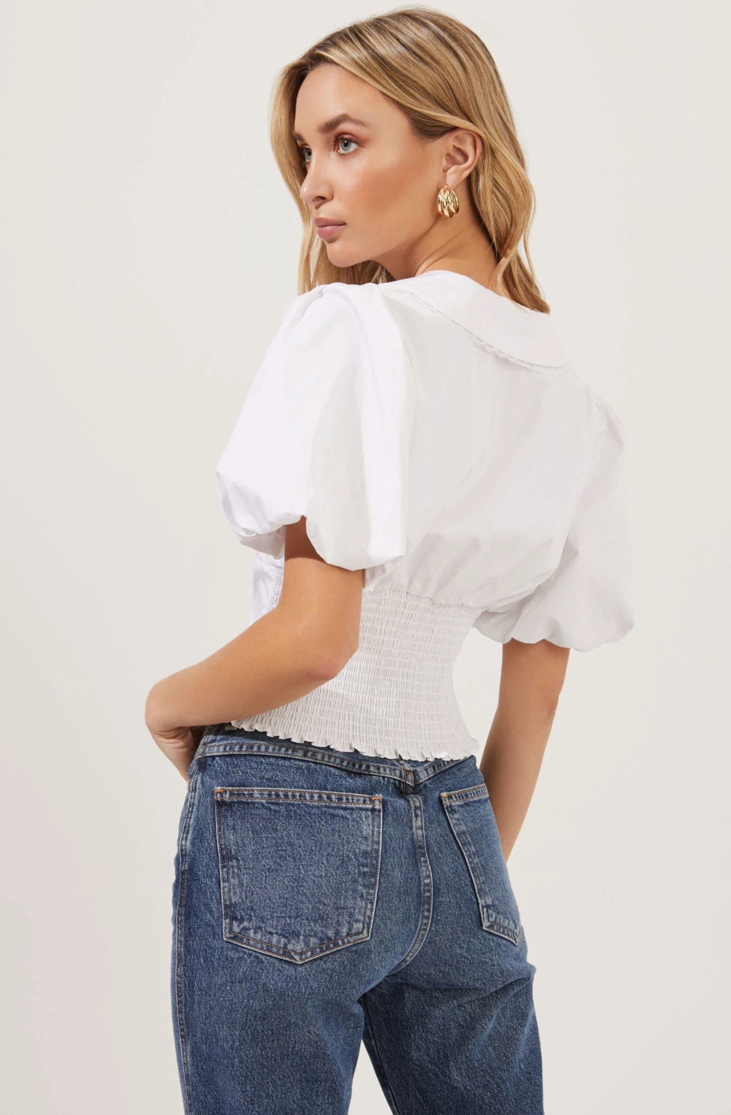 Maiden Lace Trim Collar Top 7 Maiden Lace Trim Collar Top - Image 5