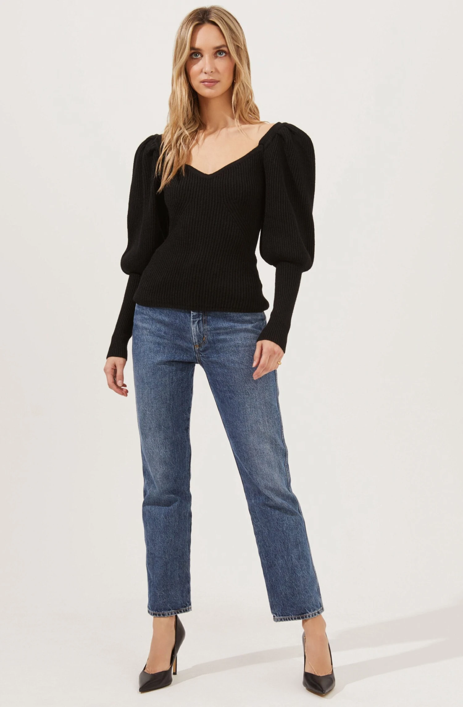 Esma Puff Sleeve Sweater 6 Esma Puff Sleeve Sweater - Image 4