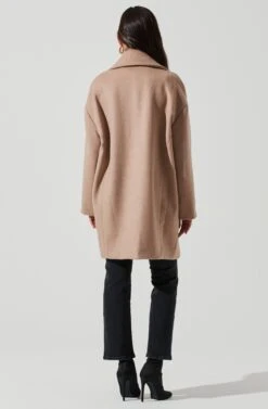 Rhea Double Breasted Coat -Astr The Label Shop ACT16870 TAUPE 1059