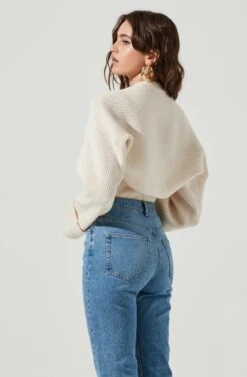 Yara Cami And Shrug Sweater Set -Astr The Label Shop ACT16924B CREAM 5