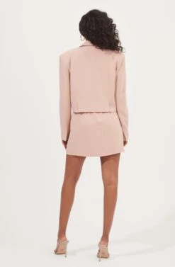 Woodbury Cropped Blazer -Astr The Label Shop ACT16986 BLUSH 5