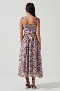 Terra Bella Floral Maxi Skirt -Astr The Label Shop ACT17024 PEACHORANGEMULTIFLORAL 0744