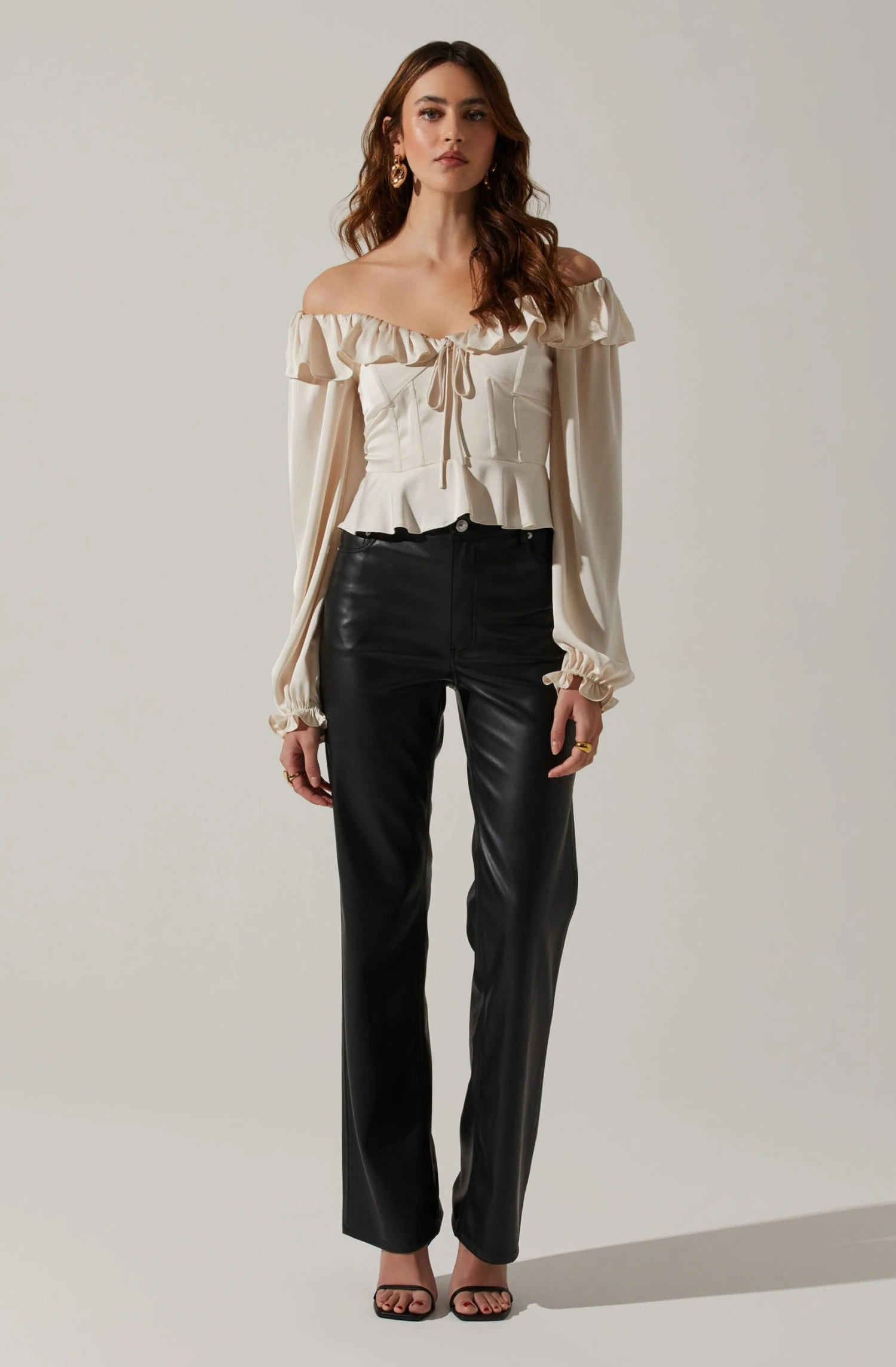 Malia Off Shoulder Satin Top 4 Malia Off Shoulder Satin Top - Image 2