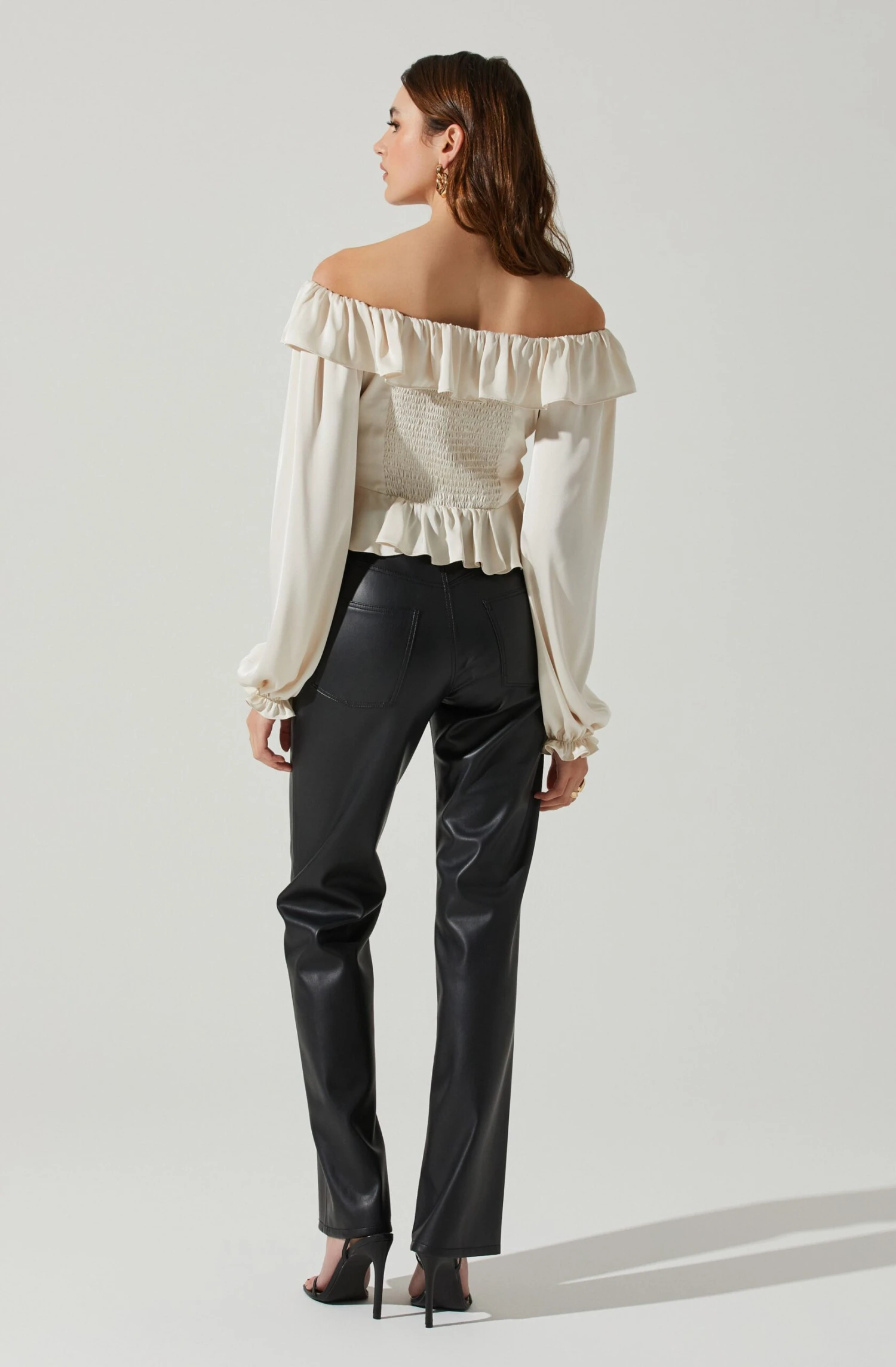 Malia Off Shoulder Satin Top 7 Malia Off Shoulder Satin Top - Image 5