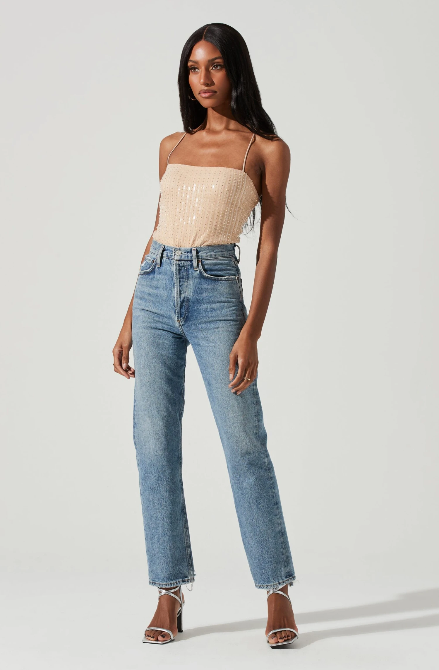 Zahara Beaded Strappy Bodysuit 4 Zahara Beaded Strappy Bodysuit - Image 2