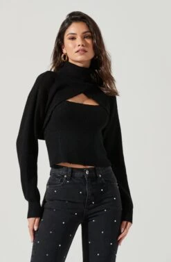 Taissa Knit Bolero Sweater