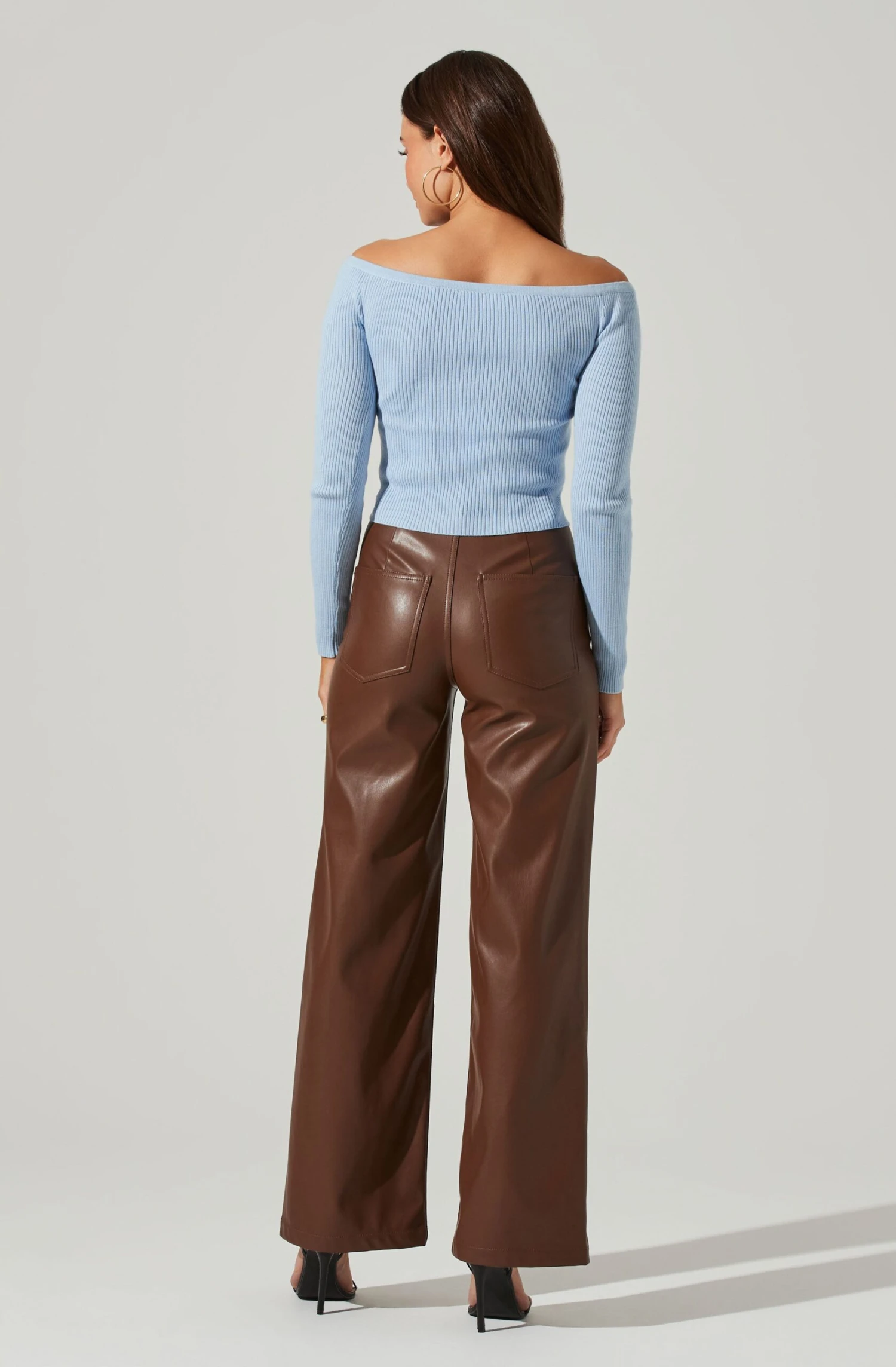 Harlie Off Shoulder Cropped Sweater 7 Harlie Off Shoulder Cropped Sweater - Image 5