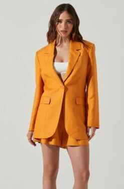 Laudine Blazer 17 Laudine Blazer -Astr The Label Shop ACT17526L MUSTARD 4