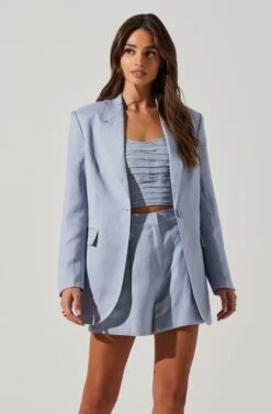 Laudine Blazer 22 Laudine Blazer -Astr The Label Shop ACT17526L SLATEBLUE 3