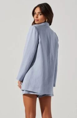 Laudine Blazer 24 Laudine Blazer -Astr The Label Shop ACT17526L SLATEBLUE 4