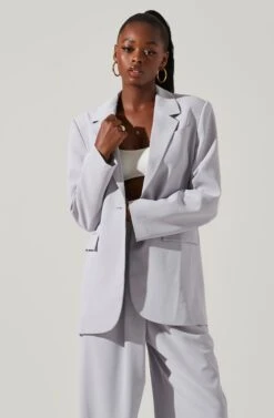 Laudine Oversized Blazer -Astr The Label Shop ACT17526 HAZEBLUE 3