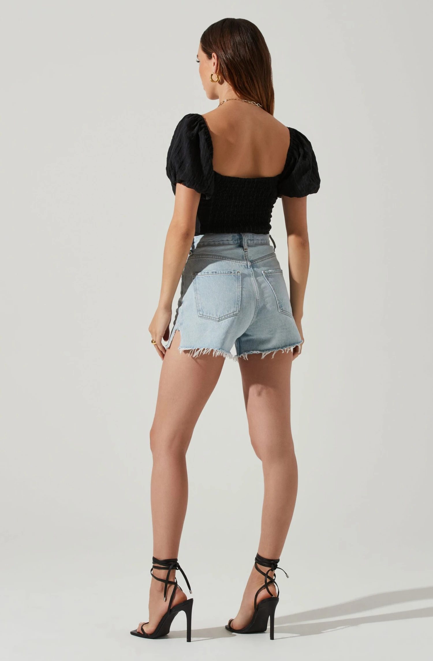 Amadia Puff Sleeve Crop Top 6 Amadia Puff Sleeve Crop Top - Image 4