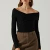 Zayla Off The Shoulder Sweater