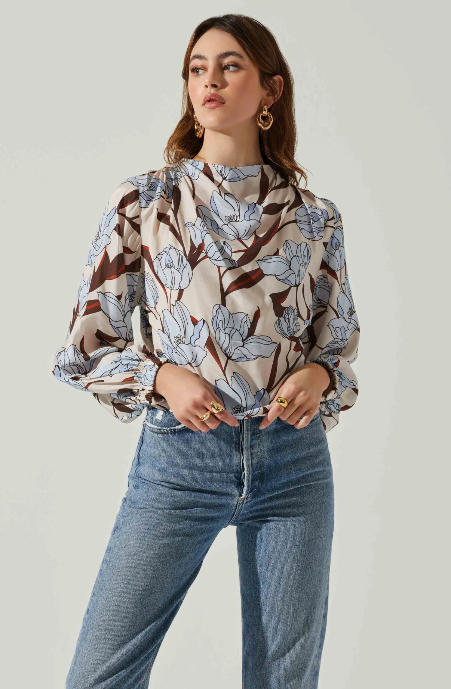 Veronica Floral Cutout Top 5 Veronica Floral Cutout Top - Image 3