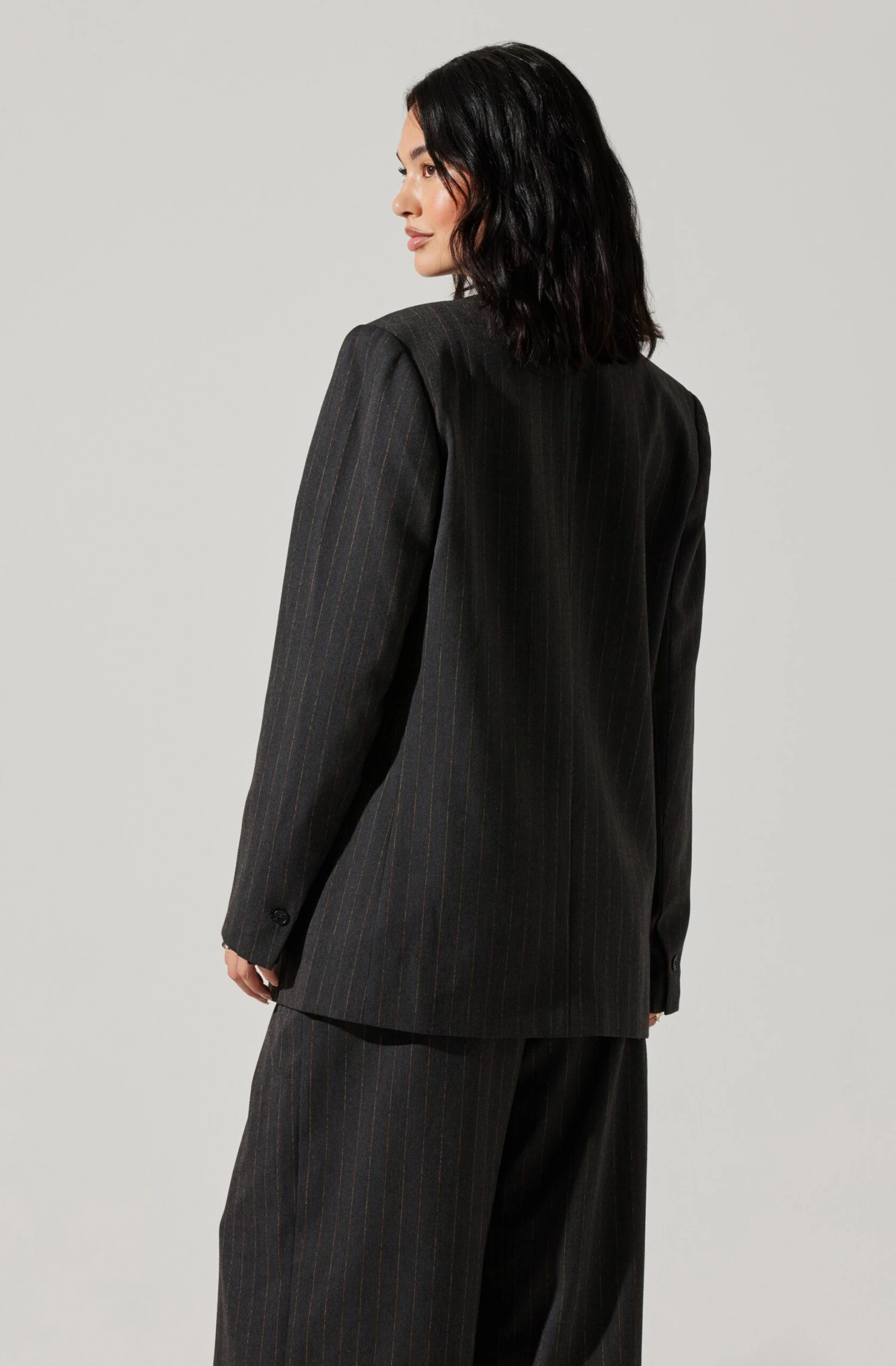 Pauline Pinstripe Oversized Blazer 6 Pauline Pinstripe Oversized Blazer - Image 4