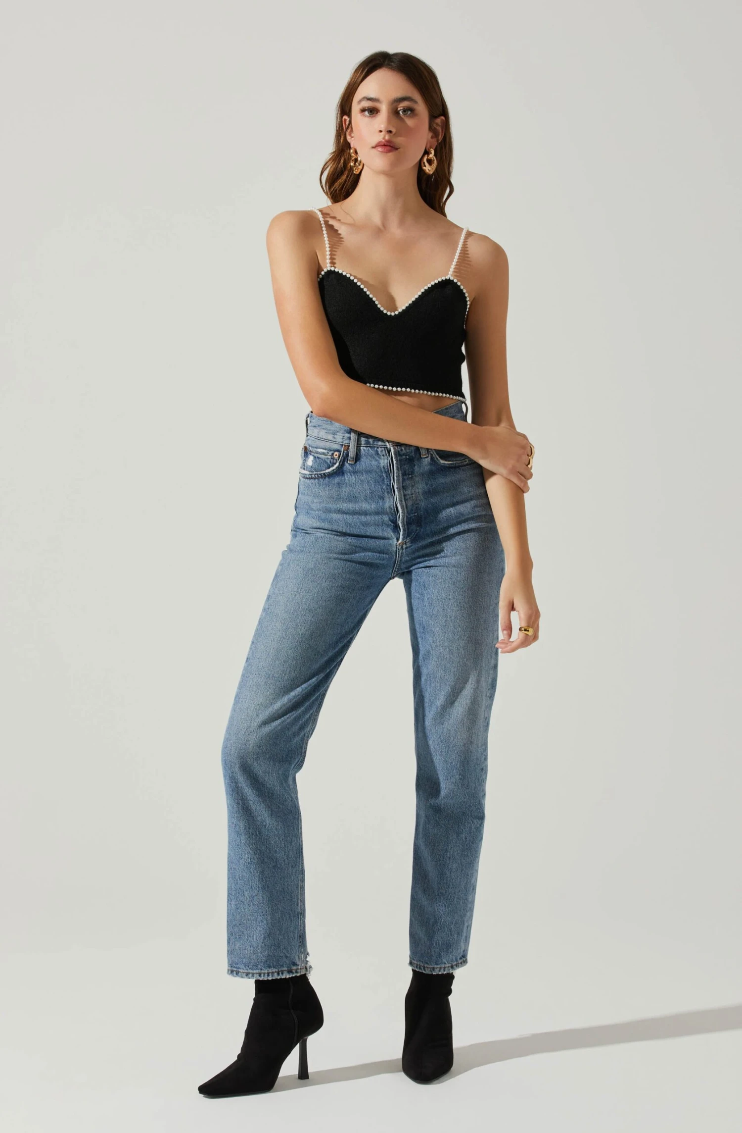 Kira Pearl Embellished Sweater Top 4 Kira Pearl Embellished Sweater Top - Image 2