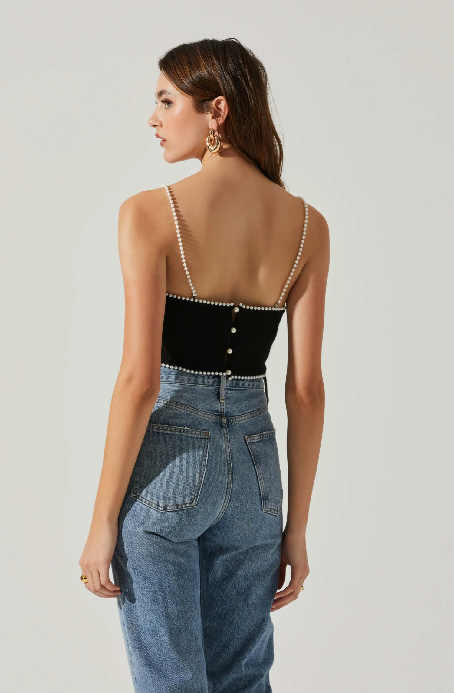 Kira Pearl Embellished Sweater Top 8 Kira Pearl Embellished Sweater Top - Image 6