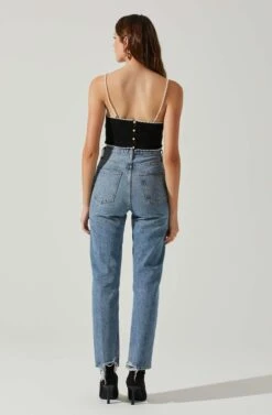 Kira Pearl Embellished Sweater Top 18 Kira Pearl Embellished Sweater Top -Astr The Label Shop ACT17886 BLACK 6