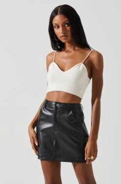 Kira Pearl Embellished Sweater Top 22 Kira Pearl Embellished Sweater Top -Astr The Label Shop ACT17886 CREAM 4