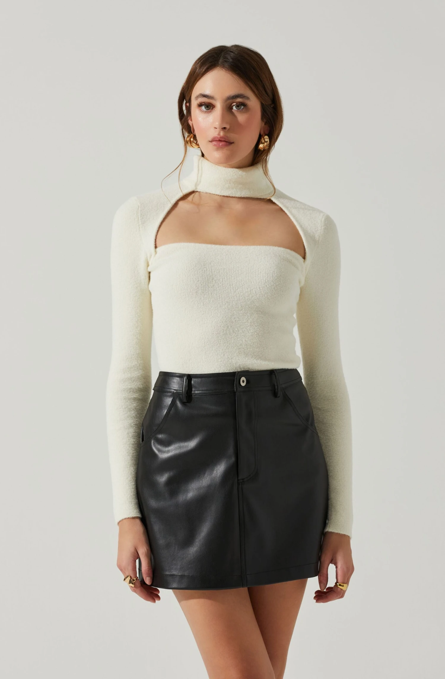Izabella Turtleneck Cutout Sweater 5 Izabella Turtleneck Cutout Sweater - Image 3