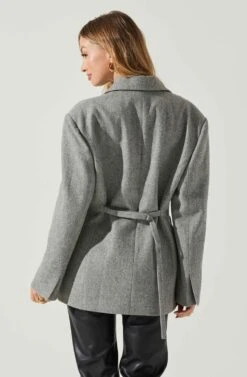 Galilea Oversized Blazer -Astr The Label Shop ACT17892 GRAY 5