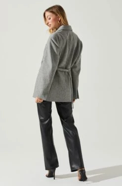 Galilea Oversized Blazer -Astr The Label Shop ACT17892 GRAY 6