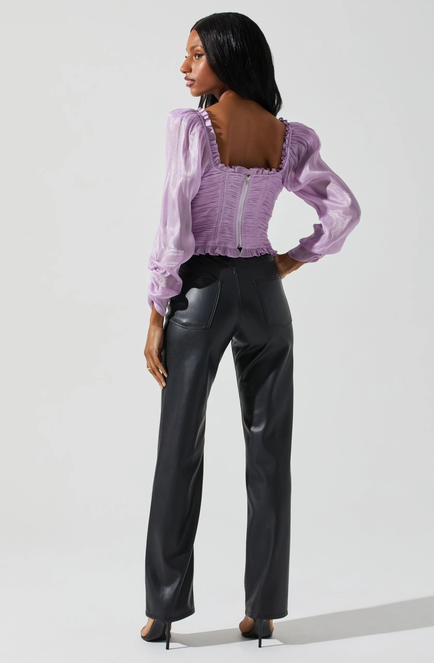 Junie Ruffle Square Neck Long Sleeve Top 13 Junie Ruffle Square Neck Long Sleeve Top - Image 11