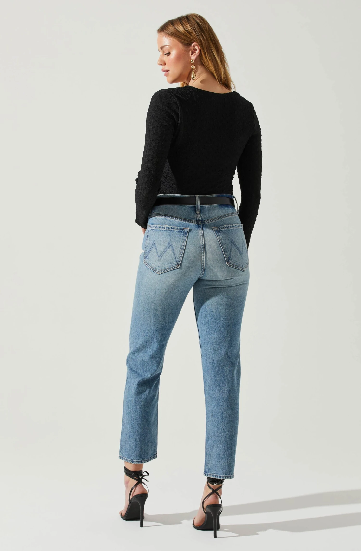 Ren Textured Sweetheart Long Sleeve Top 7 Ren Textured Sweetheart Long Sleeve Top - Image 5