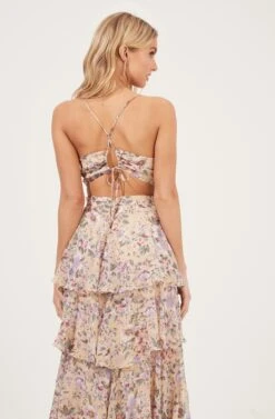 Rosana Floral Tiered Ruffle Maxi Dress -Astr The Label Shop ADR100691 YELLOWPURPLEFLORAL 5 8d3c62c6 5602 4fbf 8b4f 6ebfe6d1292b