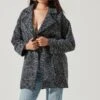 Oversized Marled Coat