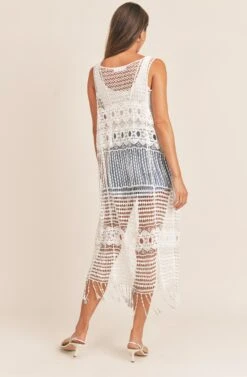 Sun Chaser Crochet Cover Up -Astr The Label Shop AMB NF00002121 BEIGE 6