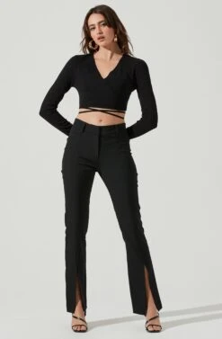 Slit Front Pant