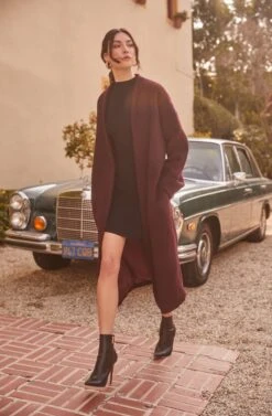 Berkley Tie Waist Coat -Astr The Label Shop ASTR FALL22 0721