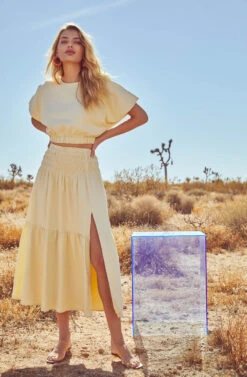 Perfect Oasis Tiered Midi Skirt -Astr The Label Shop ASTR SUM21 PT1 0642 edited