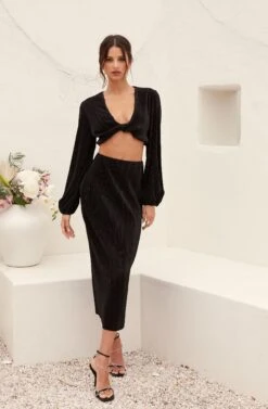 Cataleya Plisse Twist Bust Top -Astr The Label Shop ASTR 060720233676