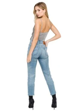 Cross Over Bodysuit -Astr The Label Shop AT15100 ASPHALT 03