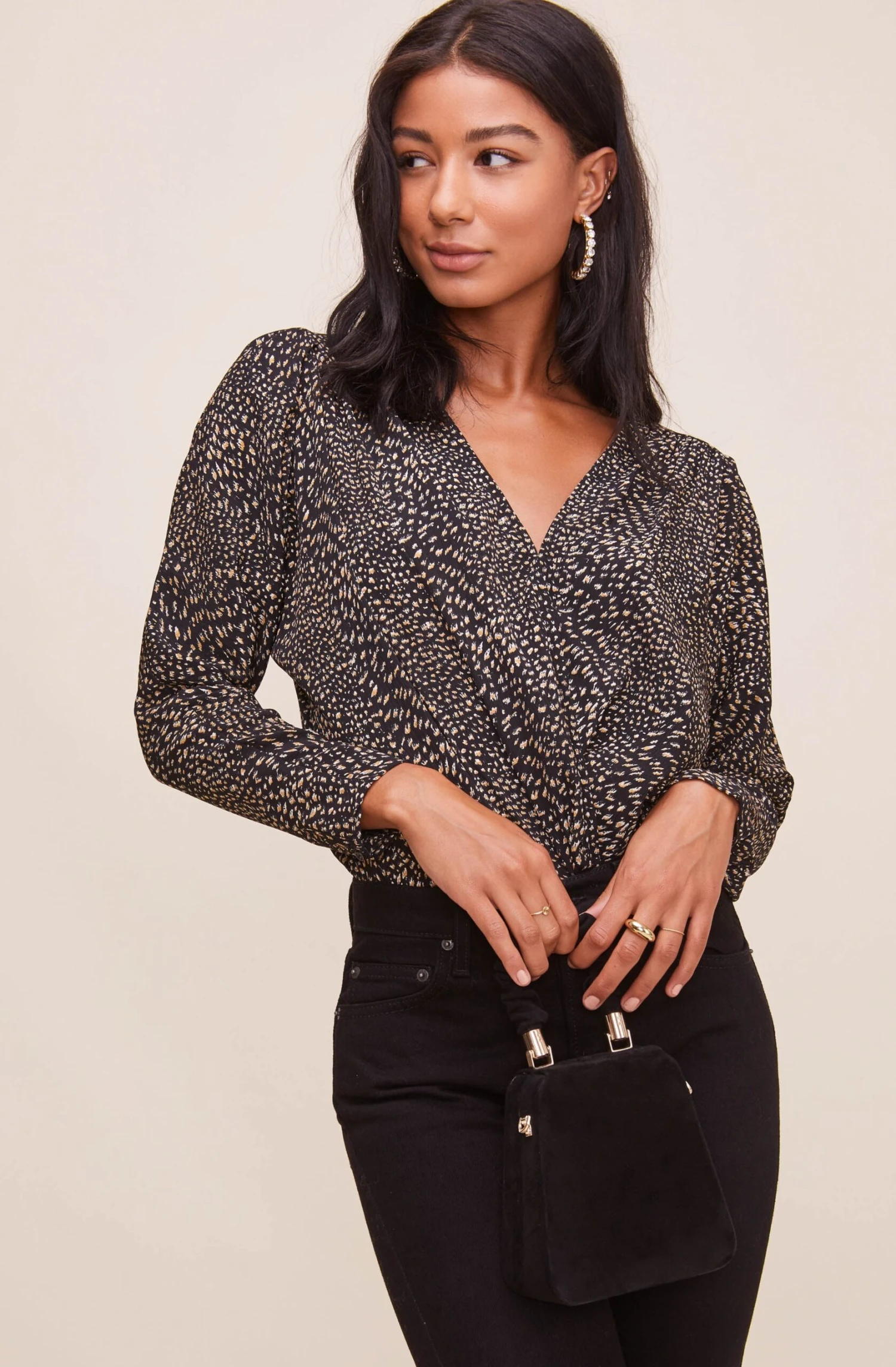 Drape Front Long Sleeve Bodysuit 20 Drape Front Long Sleeve Bodysuit - Image 18