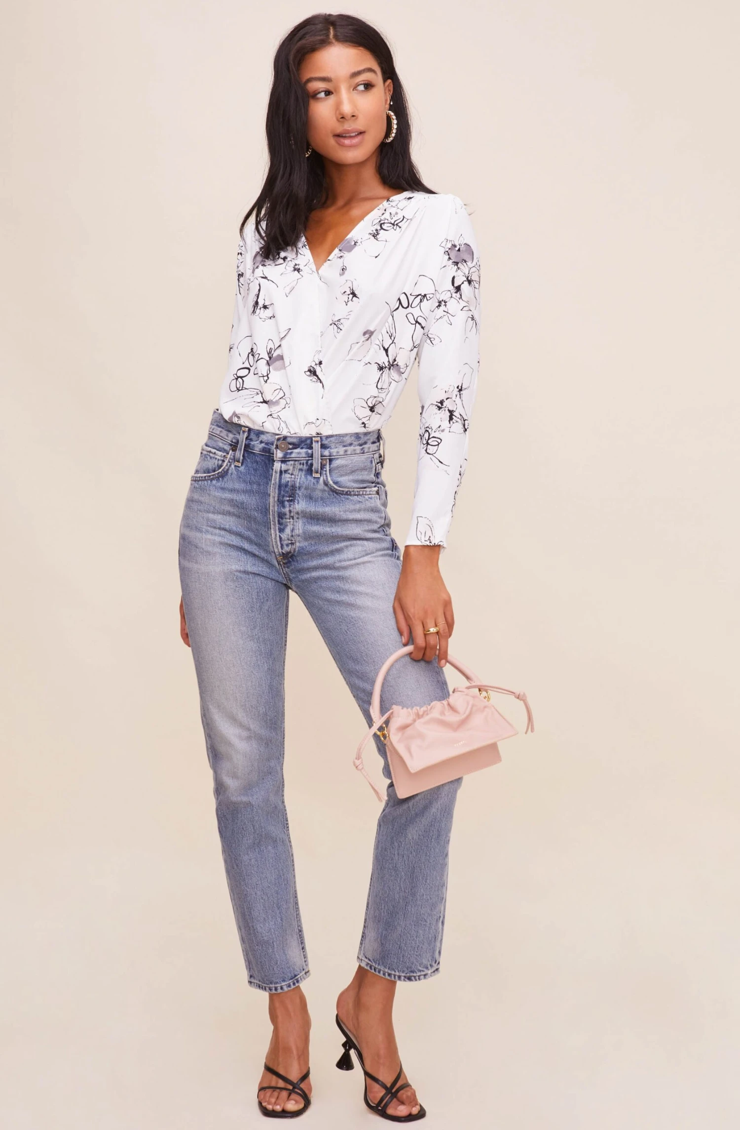 Drape Front Long Sleeve Bodysuit 13 Drape Front Long Sleeve Bodysuit - Image 11