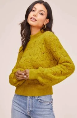 Pointelle Sweater