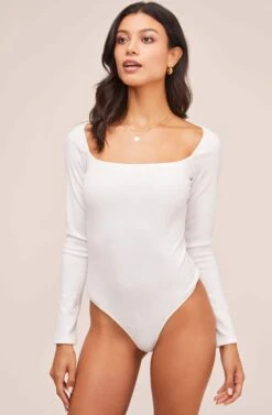 Raegan Bodysuit -Astr The Label Shop AT15694 WHITE 3
