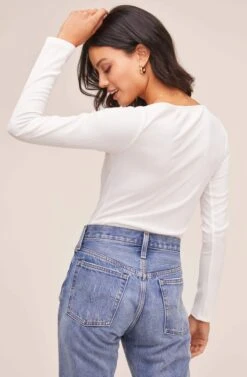 Raegan Bodysuit -Astr The Label Shop AT15694 WHITE 5