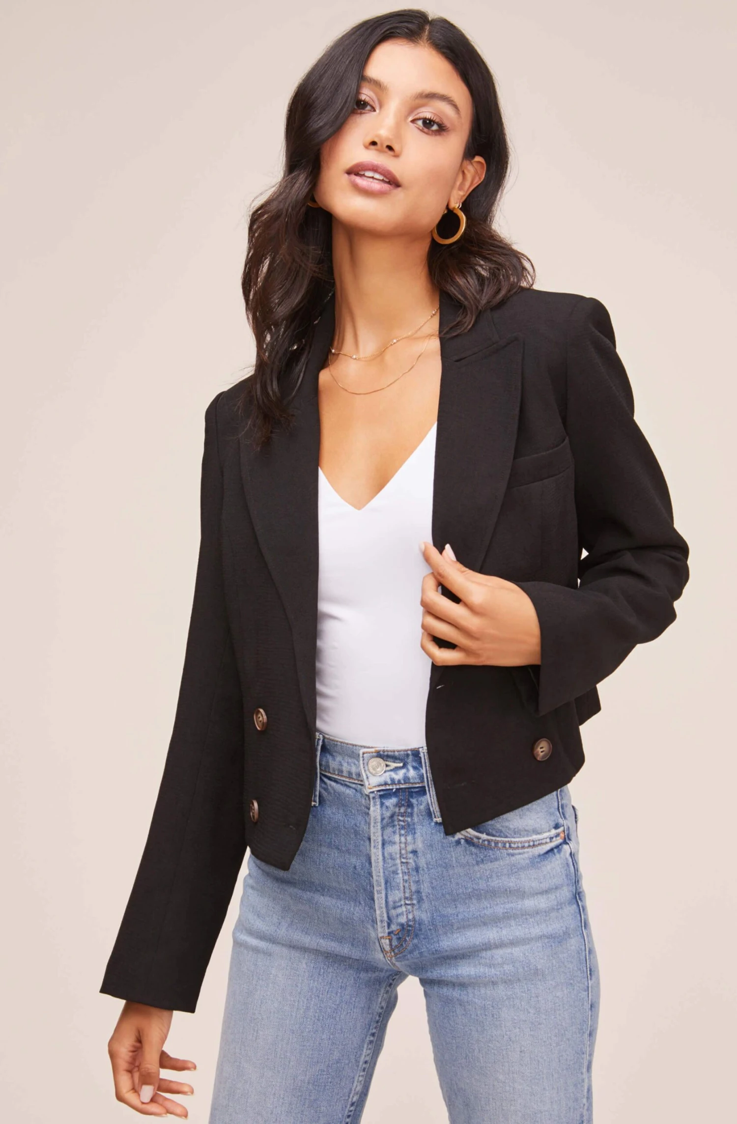 Cropped Blazer 4 Cropped Blazer - Image 2