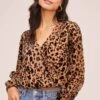 Lourdes Leopard Top -Astr The Label Shop AT15816 LEOPARD BURNOUT 3
